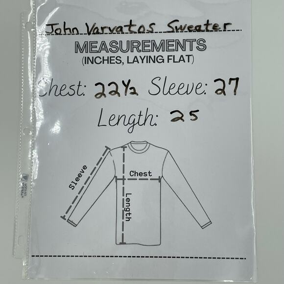 John Varvatos Men’s 100%‎ Cashmere Sweater, Rust Color, Sz. XL **SMALL HOLE** - Picture 13 of 13